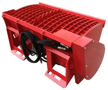 Skid-Steer Loader Mounted Concrete Mixer with Pump