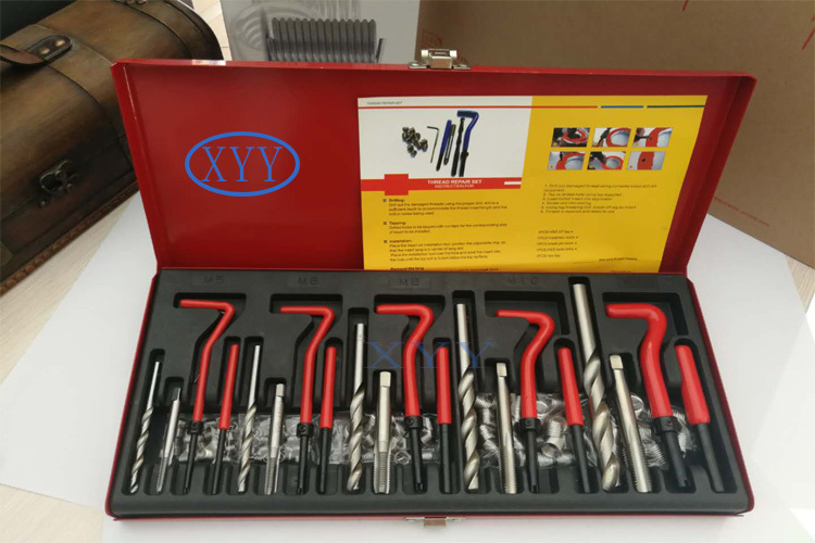Factory Supply M5-M12 Thread Repair Kit Includes Tap Tool OEM Customized Support for Engine Repair