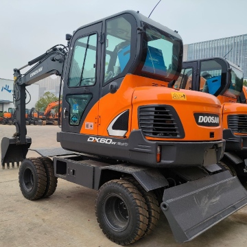 Used Doosan DX60W Wheel Excavator for Sale