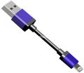 Ζωηρόχρωμο στρογγυλό καλώδιο USB για το iPhone5 (CA-UL-011)