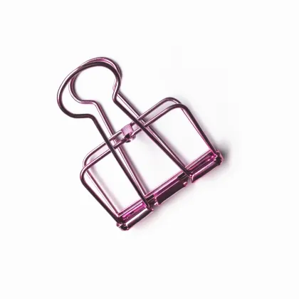 Cute Multiple Colors Wire Binder Clips - Popular Paper Clips