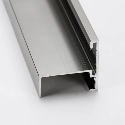 Perfil de aluminio de puerta de baño anodizado