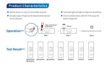 COVID-19 Diagnostic Rapid Test for hospital use
