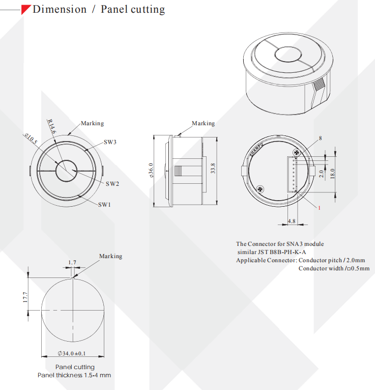 3-way Navigation Switch