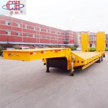 Three Axles Hydraulic Gooseneck Lowbed Semi Trailer