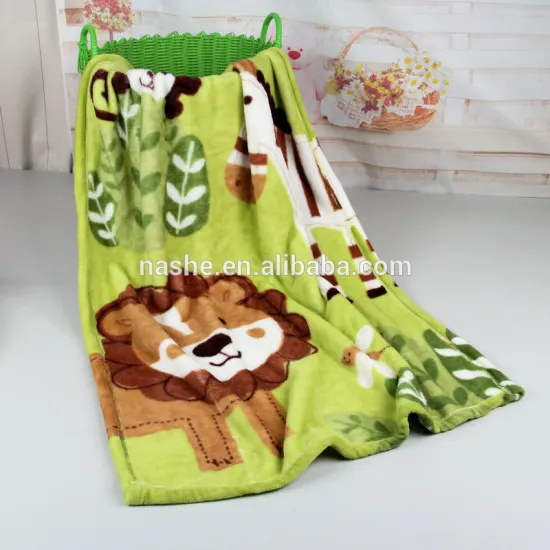 Baby Fleece Blanket----- Lion Animal Design