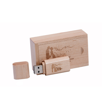 3.0 Disque flash USB en bambou en bois