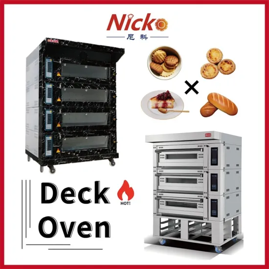 High Quality 3 Deck Oven Horno for Bread Making Machinery