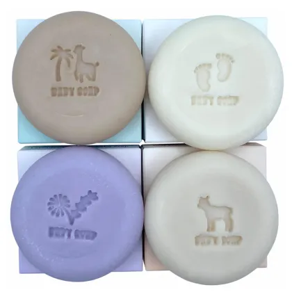 Natural Anti Sepsis Private Label Baby Skin Care Hand Washing Bar Soap - Organic Whitening Baby Soap