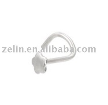 flower shape nose ring