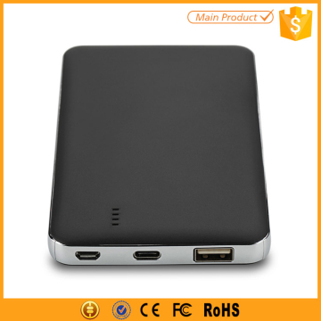 type c quick charge 2.0 power bank 8000mah with custom logo