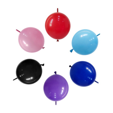 Stylish Linking Tail Latex Balloons: 6 Inch and 10 Inch Party Decorations Supplies