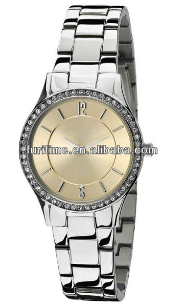 japan movt quartz watch diamond stainless steel ladies watch