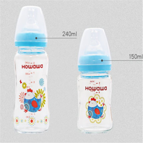 150 ml Babyfoderflaska Glasflaska utan handtag