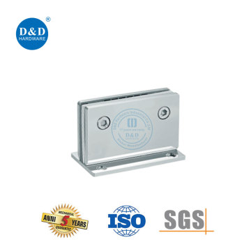 Hardware per porte della doccia in vetro fisso per bagno a bordo quadrato