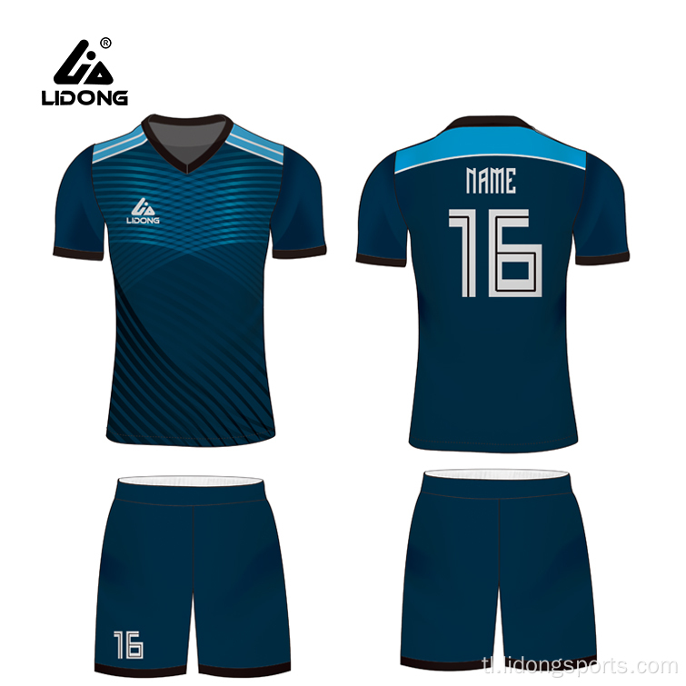 Pakyawan pasadyang koponan soccer uniporme kalalakihan football jerseys