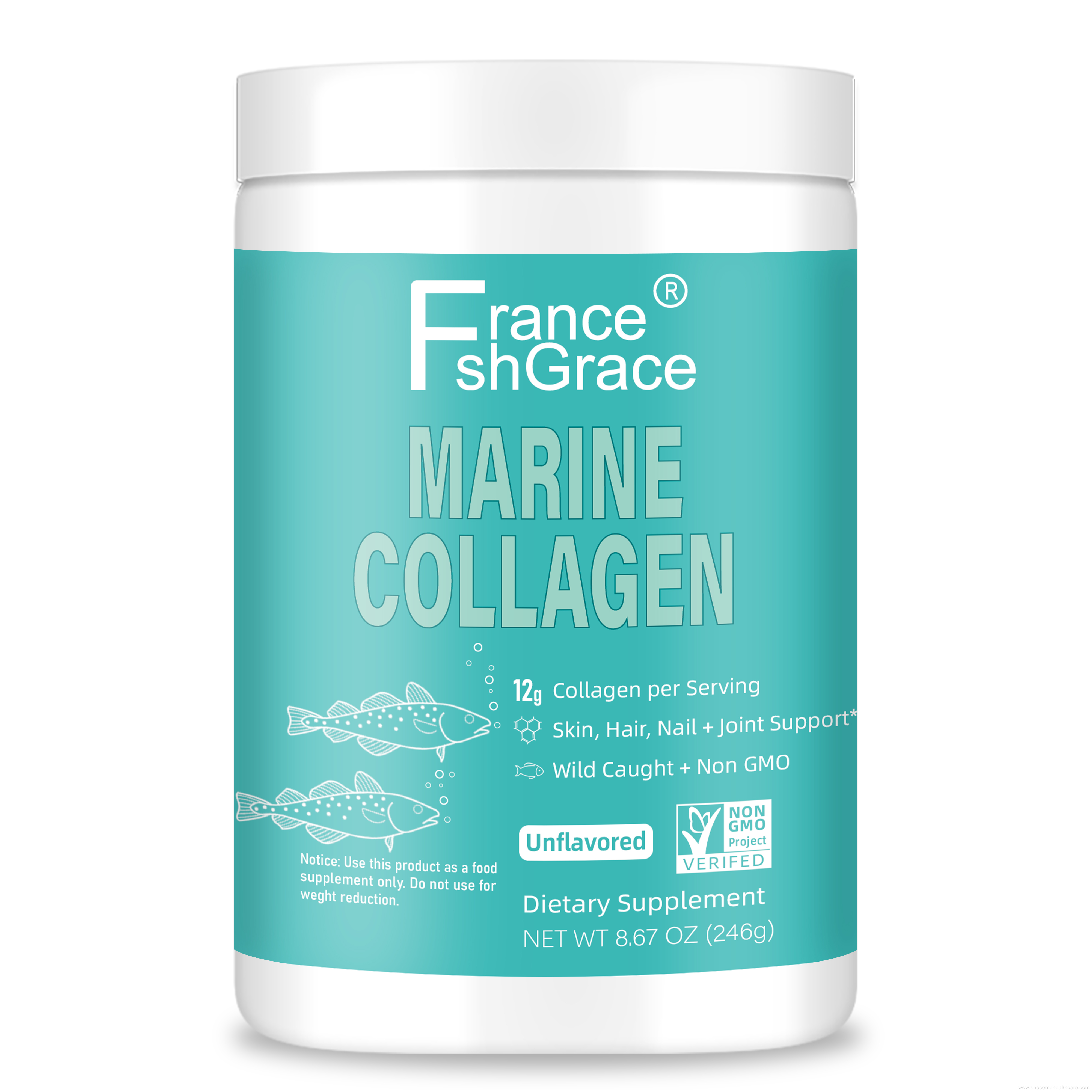 Marine collagen supplement Unflavored Marine Collagen Powder