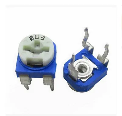 10-Click Detent Potentiometer" 

This title encapsulates the key elements of the description, highlighting the specific type and number of clicks. However, if the exact number is not critical, "Click Detent Potentiometer" would also work well.