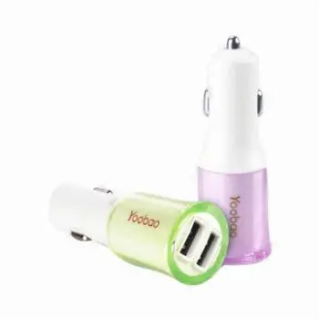 Car charger, YB204, 2 colors are available
