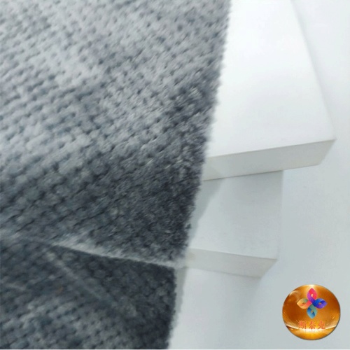 Tecido de lã de coral estampado de abacaxi elegante