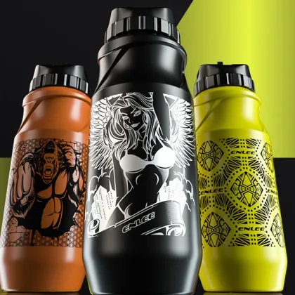 Cycling Water Bottle Portable Outdoor Bicycle Drink Bottle Sports Mountain Road Bike Fitness Kettle Water Bottle