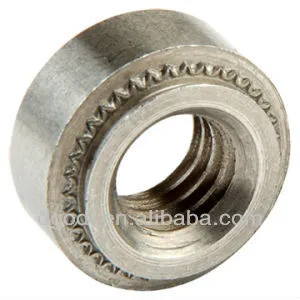 steel round threaded press nut