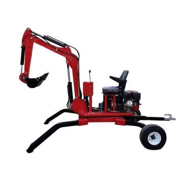 360 Degree Rotation ATV Towable Backhoe Digger Excavator Loader - High Quality