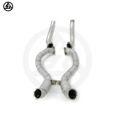 High Flow Catalytic Converter Downpipes for Aston Martin DB11 4.0TT