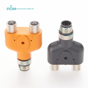 Automation: Connecting M12 4 Pin Y Splitter to M8 3 Pin Sensors and Actuators