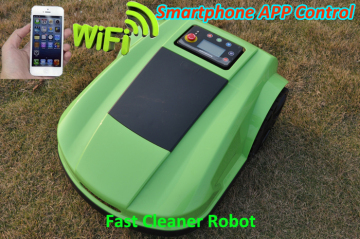 The 4th Generation Smartphone App Control Robot Lawn Mower Grass Cutter With Water-proofed Charger