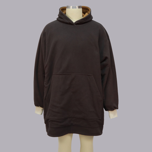  knitted clothing agent mens long oversized hoodie Supplier