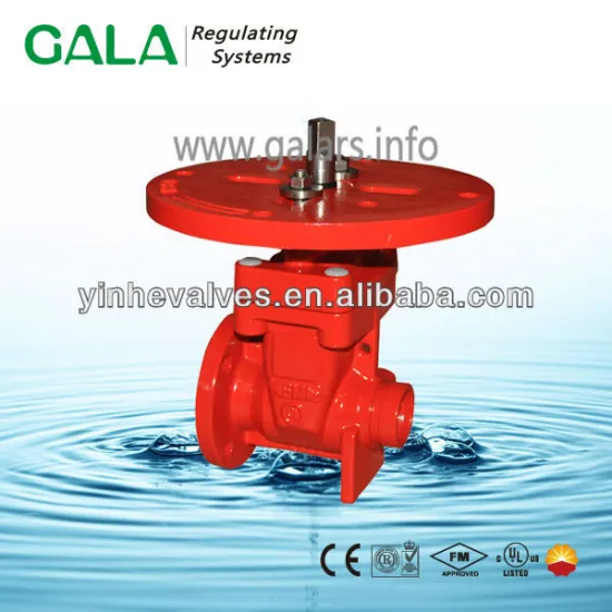 Resilient Seated NRS Flange Groove Ends Gate Valve AWWA Gate Valve