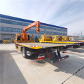 Dongfeng Dorica Flat Bed Tow Truck with Crane