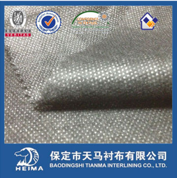 soft hand feeling non woven interlining fabric