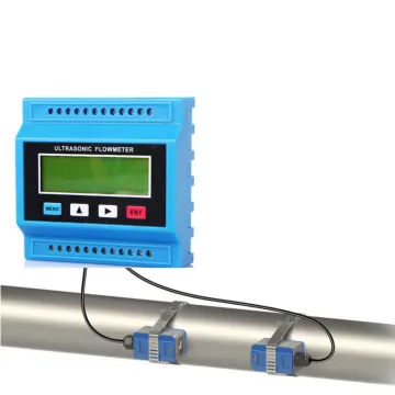 Wall-Mounted Ultrasonic Flowmeter: Digital Display Clamp-On Ultrasonic Water Flow Meter