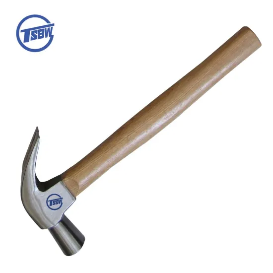 High-Quality Professional Wooden Handle Nail Claw Hammer