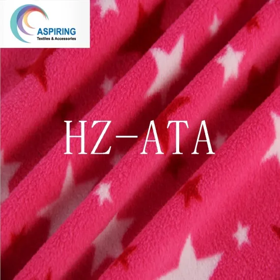 150d/144f Printed Designer Polar Fleece Fabric