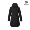 Parka de invierno con capucha para mujer