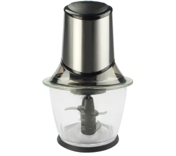 Professional Food Chopper: 1.2L Glass Container for Seamless Mincing, Mixing of Meat, Fruits & Vegetables - Easy & Safe One-Click Operation