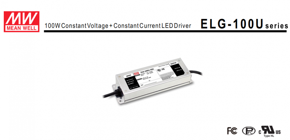 Meanwell Led Driver Elg 100u 1