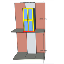 Nuevo ascensor casero diseñado/ascensor para el hogar venta caliente