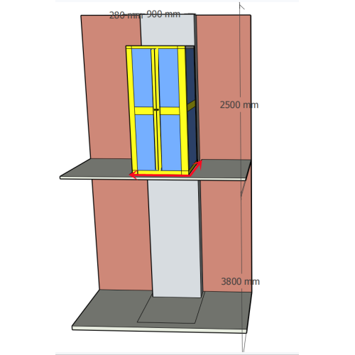 New Designed Home Lift/Home Elevator Hot Sale