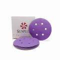 6 Inches Purple Ceramic Sanding Paper Discs