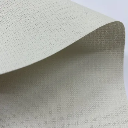Waterproof PVC Coated Mesh Sunshade Fabric: Ideal for Roller Blinds and Blackout Curtains