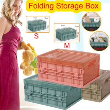 Best Selling Products Plastic Folding Storage Container Basket Crate Box Stack Foldable Organizer Box Drop Shipping Wholesale