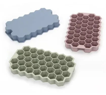 Silicone honeycomb ice grid hole ice mold