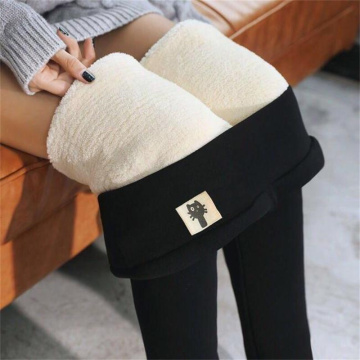 Women's Winter Warm 600g 5XL Plus Size High Waist Velvet Cashmere Leggings