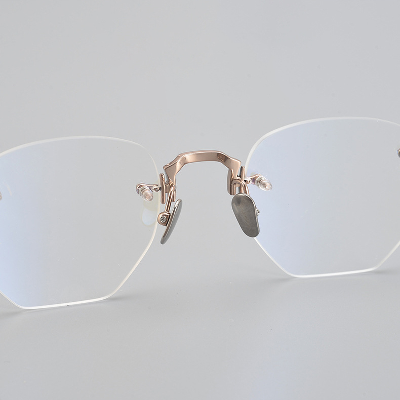 Rimless Pure Titanium Optical Frame