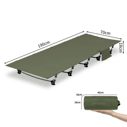 OEM Outdoor Ultralight Adjustable Reclining Travel cot Portable Aluminum Alloy Material Folding Camp Bed Cot