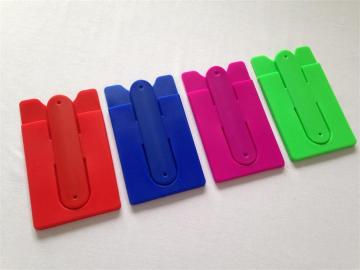 silicone card set with phone stand